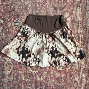 Aerie Medium Brown and Cream Women's Tennis Skirt Skort